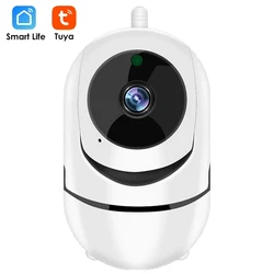 Tuya 5Ghz 2.4Ghz WiFi PTZ Camera 5MP Auto Tracking Surveillance Camera Two Way Audio Human Motion Detect Wireless Baby Monitor
