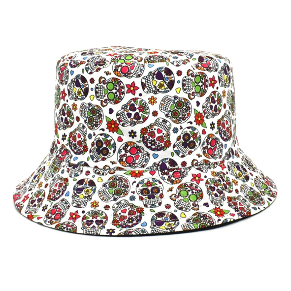 Unisex-Eimerhut mit Totenkopf-Motiv, UV-Sonnenschutz, Outdoor-Sport, Fischermütze für Männer und Frauen – Detail 6