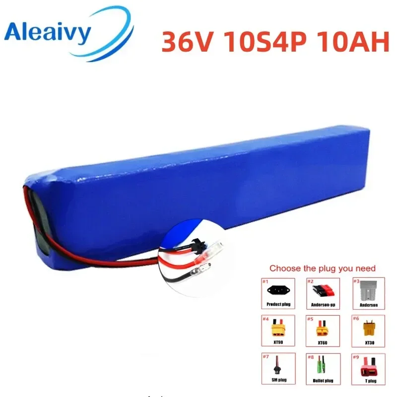 

Aleaivy New 36V Battery 10s4p 10.4Ah 36V 18650 Battery Pack 250W 350W 42V 10400mah Electric Bicycle / Scooter / Fiidao D4s, Etc