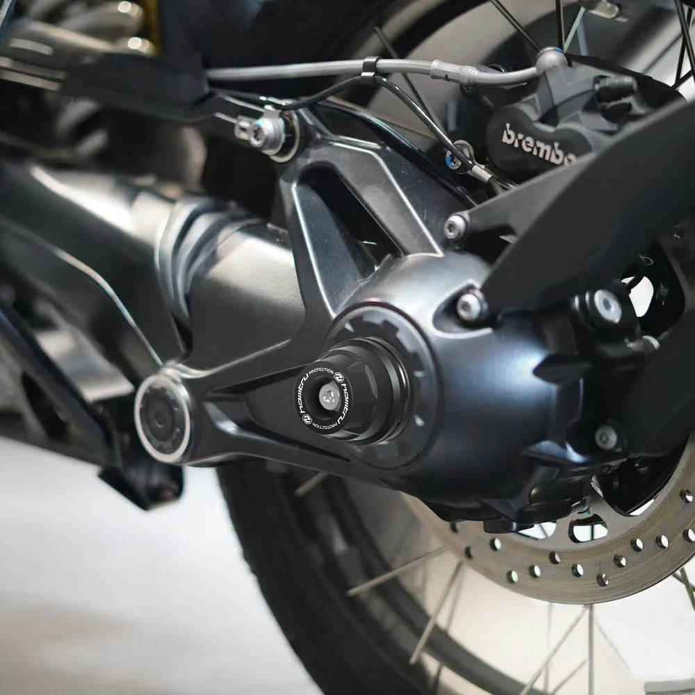 오토바이 휠 스핀들 보호 액슬 커버 세트 - BMW R1200R R1200RS R1250R R1250RS용 강화된 자전거 안전을 위한 내구성 있는 커버