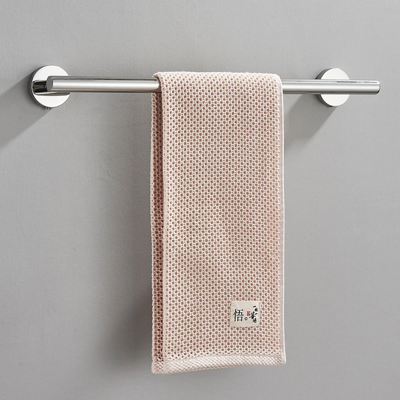 Stainless Steel Bathroom Accessories Hardware Set Toilet Paper Holder Hook 40cm Chrome Bathroom Towel Rack Nail Installation Set