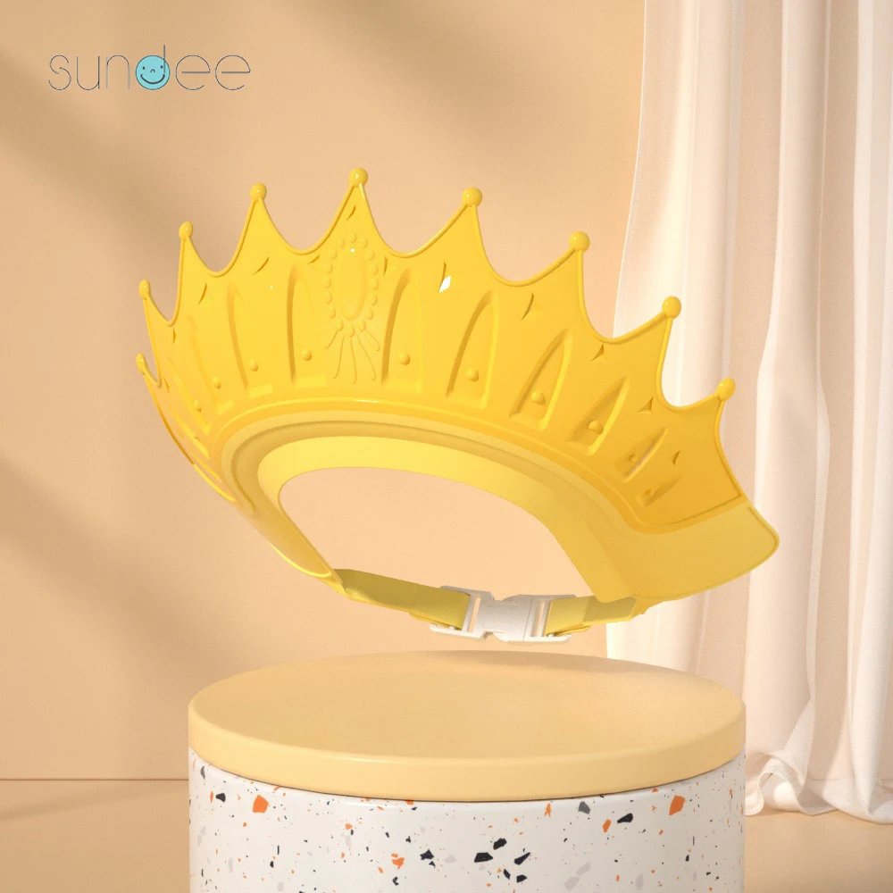 Baby Shower Cap Adjustable Hair Wash Hat for Kids Infant Bath Hat Head Cover for Protection Eyes and Ears Toddler Shampoo Shield