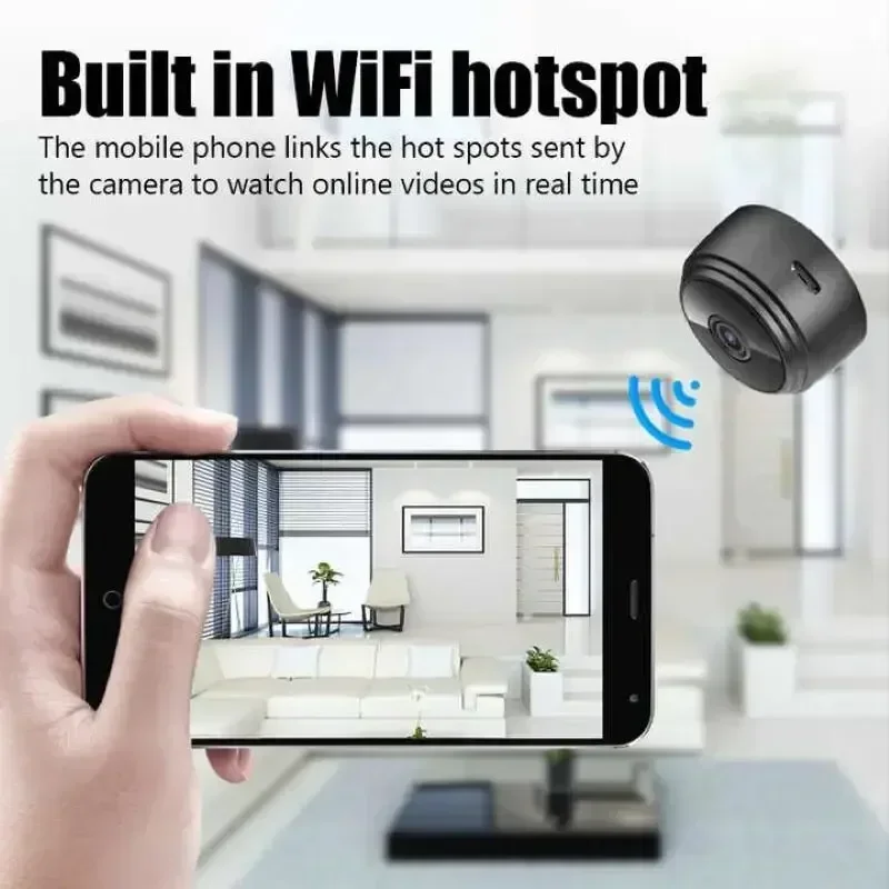 Mini Camera A9 WiFi Recorder Security Monitoring Wireless Video Mini Camera Recorder Voice Camera Smart Home For Infants and Pet 2