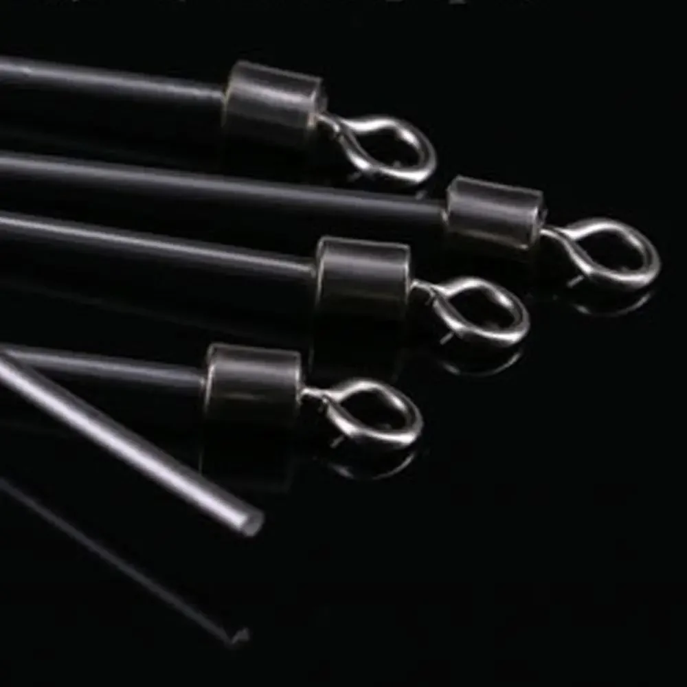 100pcs Lot Carp Stopper Carp Terminal Tackle Swivels Punch Tokyo Rig Kit Fishing Tools Set