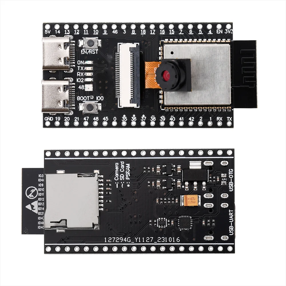 รูปสินค้า บอร์ดพัฒนา ESP32-S3 กล้อง โมดูล WiFi Bluetooth