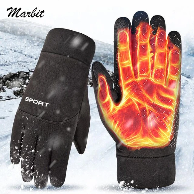 Guantes Térmicos de invierno para hombre y mujer, manoplas cálidas