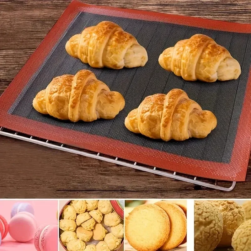 2pcs Non-Stick Perforated Silicone Baking Mats 5