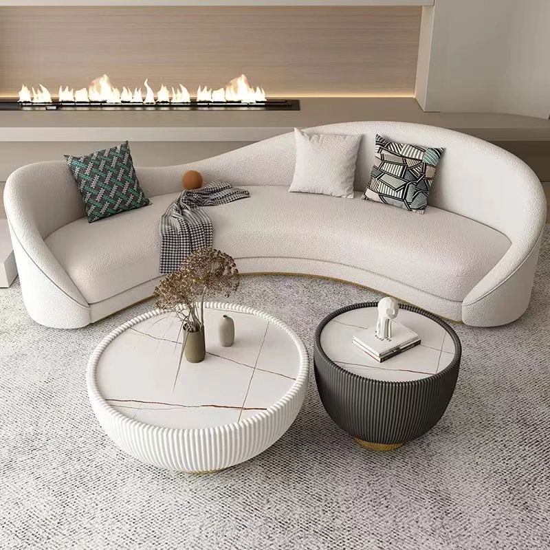 

Cozy Luxury Living Room Sofa Modern White European Minimalist Arm Living Room Sofa Dedroom Desk Sofas Para El Hogar Decoration