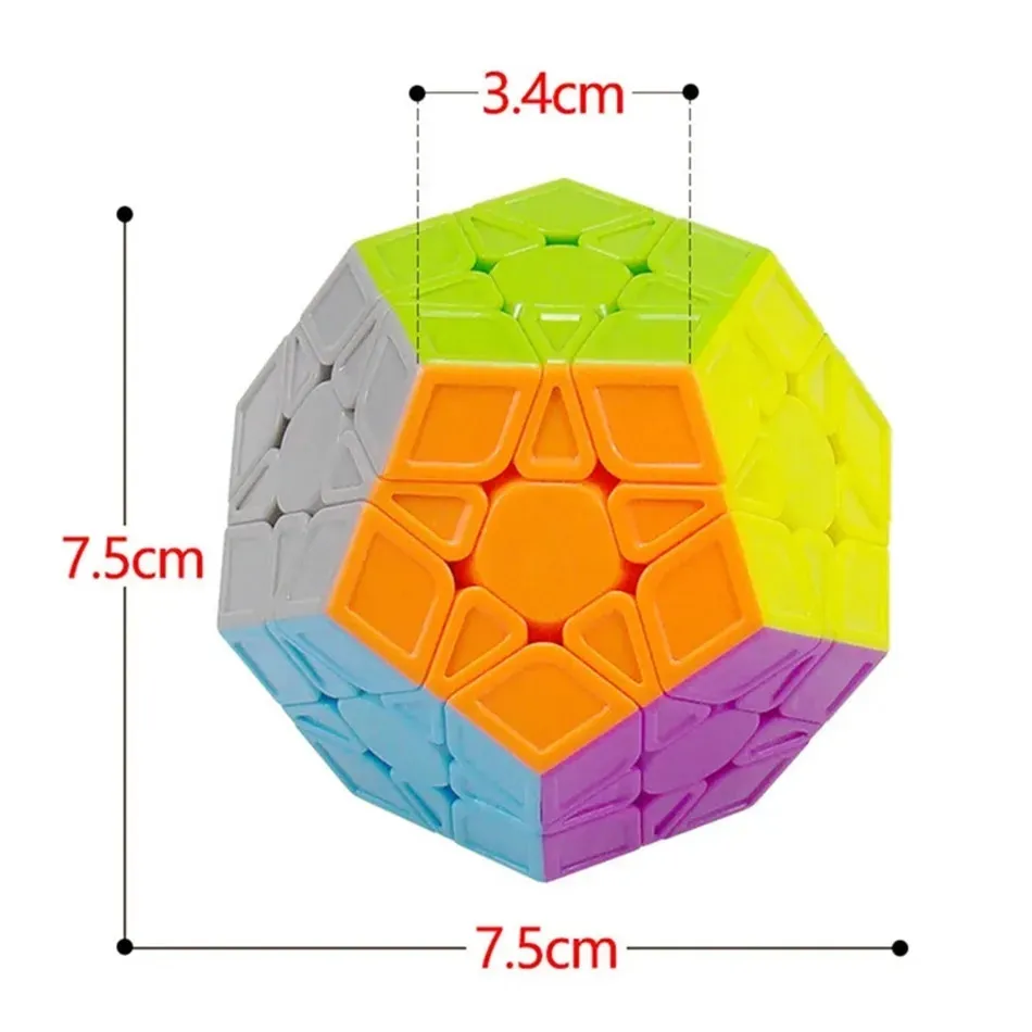 QiYi Qiheng/W/S/S2/M Megaminx Cubes 3x3 Dodecahedron Profession Speed Cube 12 Face Educational Puzzle Cubo Magico Toys Gifts 5