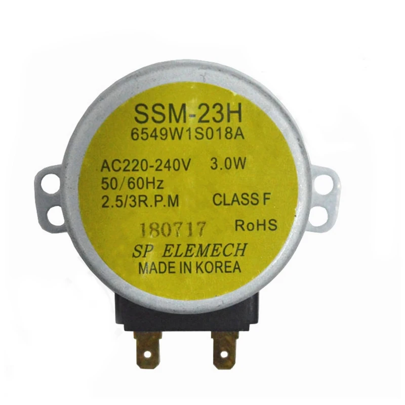 Microwave Oven Tray Synchronous Motor SSM-23H 6549W1S018A for lg microwave oven accessories