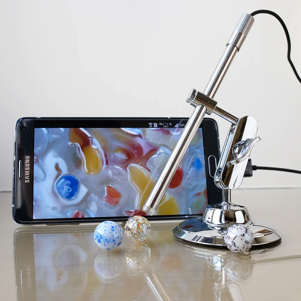 Teslong MS100 Portable USB Microscope, Microscope, 2 in 1, Intercom, RECORD, VIDEOS, TAKE PHOTOS, 8 LED Lights, 10X - 200X 5