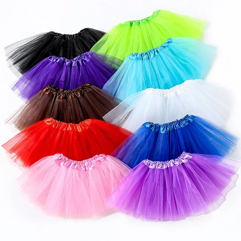 Wholesale Fashion Girls Skirts Summer Style Three Layers Children Skirts Girls Tutu Skirt Dancewear Princess Skirt