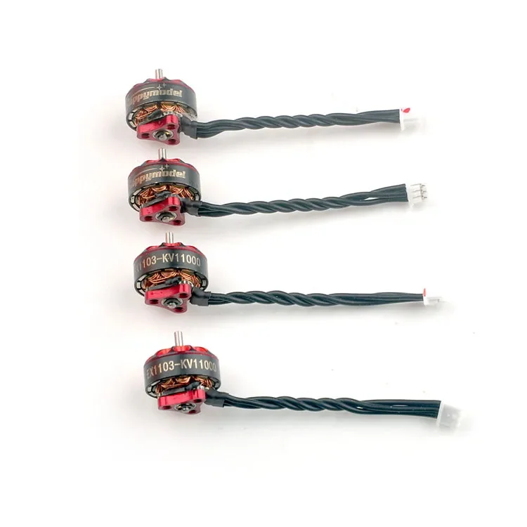 HappyModel Bassline 2S 마이크로 FPV 드론용 브러시리스 모터, EX1103 KV11000 1-2S, 4PCs