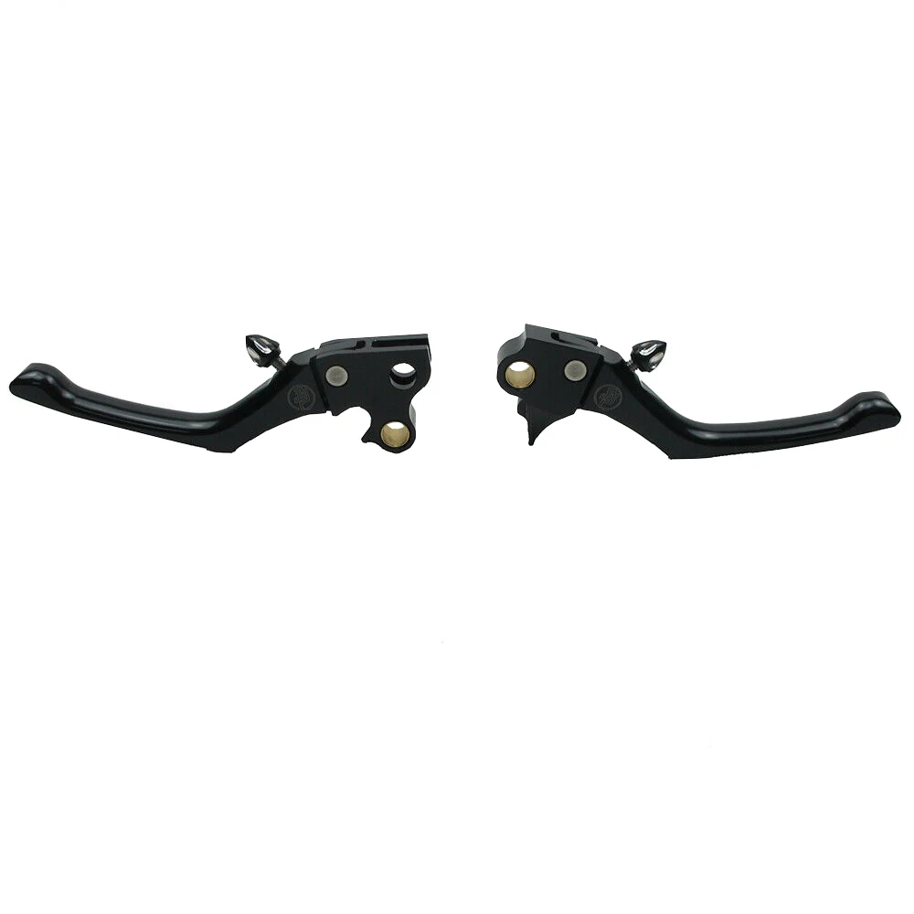 

Black Short Aluminum Adjustable Clutch Brake Levers For Harley Touring Softail Dyna Fat Boy FLD 1996-2017