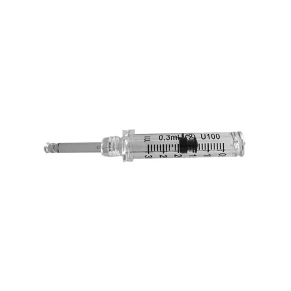 1pcs 0.3ml High Pressure Wrinkle Syringe Health and Medicine Needle Ampoule Head Hyaluron Gun Hyaluron Pen Removal Water Syringe