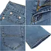 2024 Men's Business Casual Pants Mid Waist Elastic Slim Boot Cut Semi-Flared Four Seasons Bell Bottom Jeans 26-38 6
