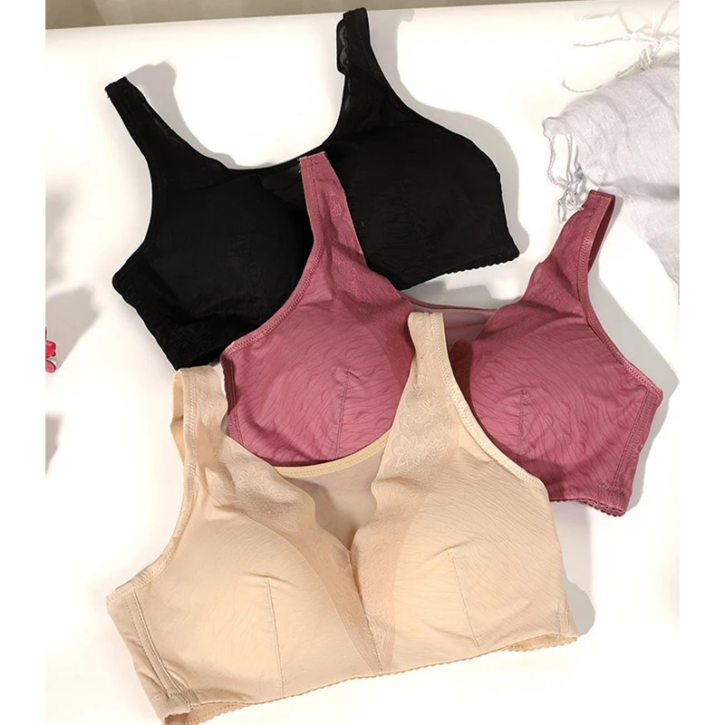 pick unrelated Yeah 2081 No Steel Ring Top Full Cup Wide Breasted Sexy Thin Postoperative  Special Underwear Skin-friendly Breathable And Not Stuffy - AliExpress