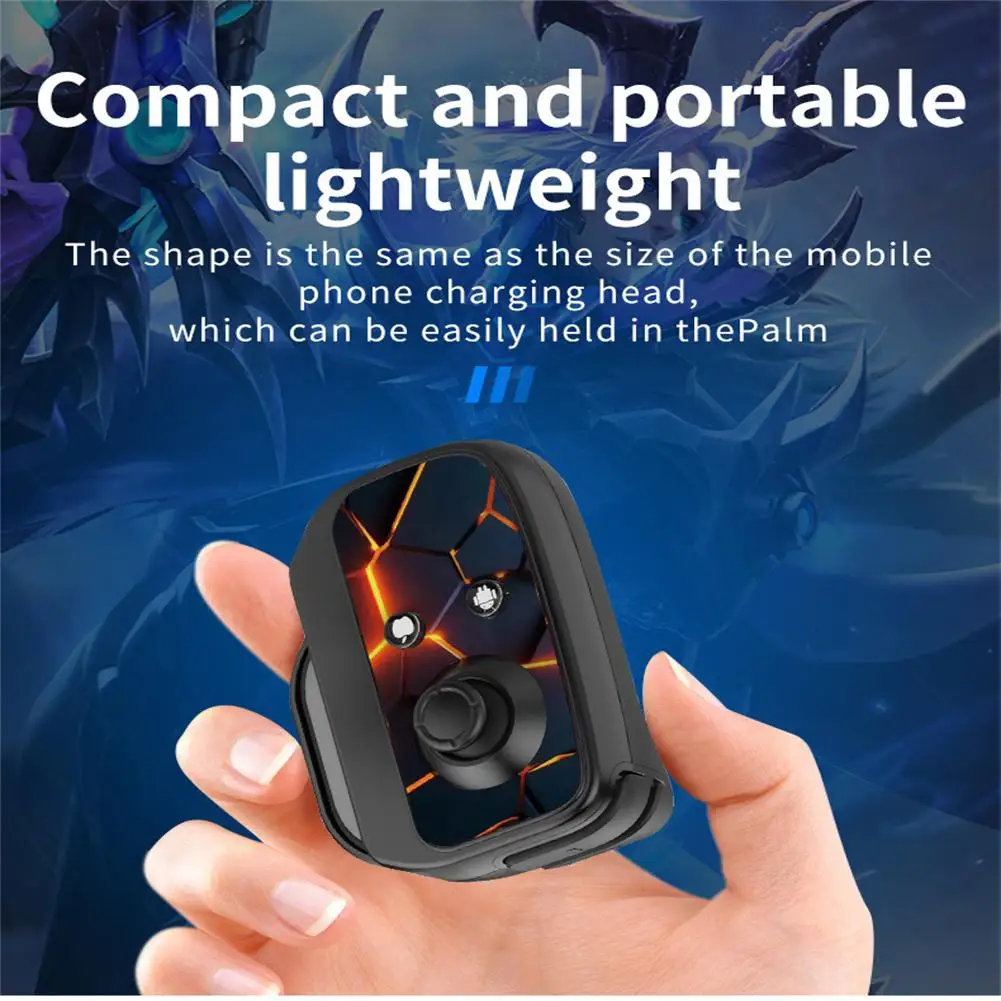 Portable Game Joystick Trigger Wireless Bluetooth-compatible 5.0 L1 R1 Gamepad Handle for Android iPhone PUBG Gamepad Controller