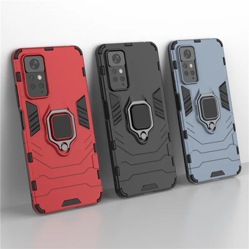 

Чехол для Xiaomi Redmi Note 11 Pro, чехол для Redmi Note 11 Pro, армированный защитный силиконовый чехол с кольцом для Redmi Note 11 Pro, чехол