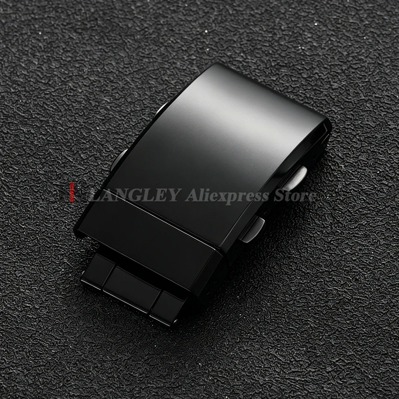Stainless Steel Brushed Folding Safety Adjustable Watch Buckle Clasp