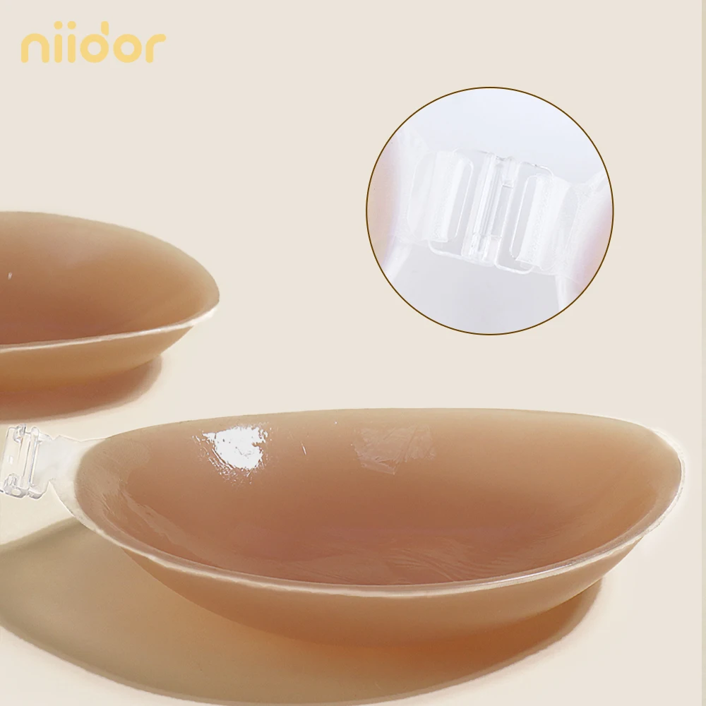 Niidor-Silicone Invisível Sutiã Push Up para Mulheres, Sexy Sutiã Sem  Alças, Remendo de Mama Reutilizável, Sutiã Reúna no Peito, Capa para Mamilo  Senhora - AliExpress