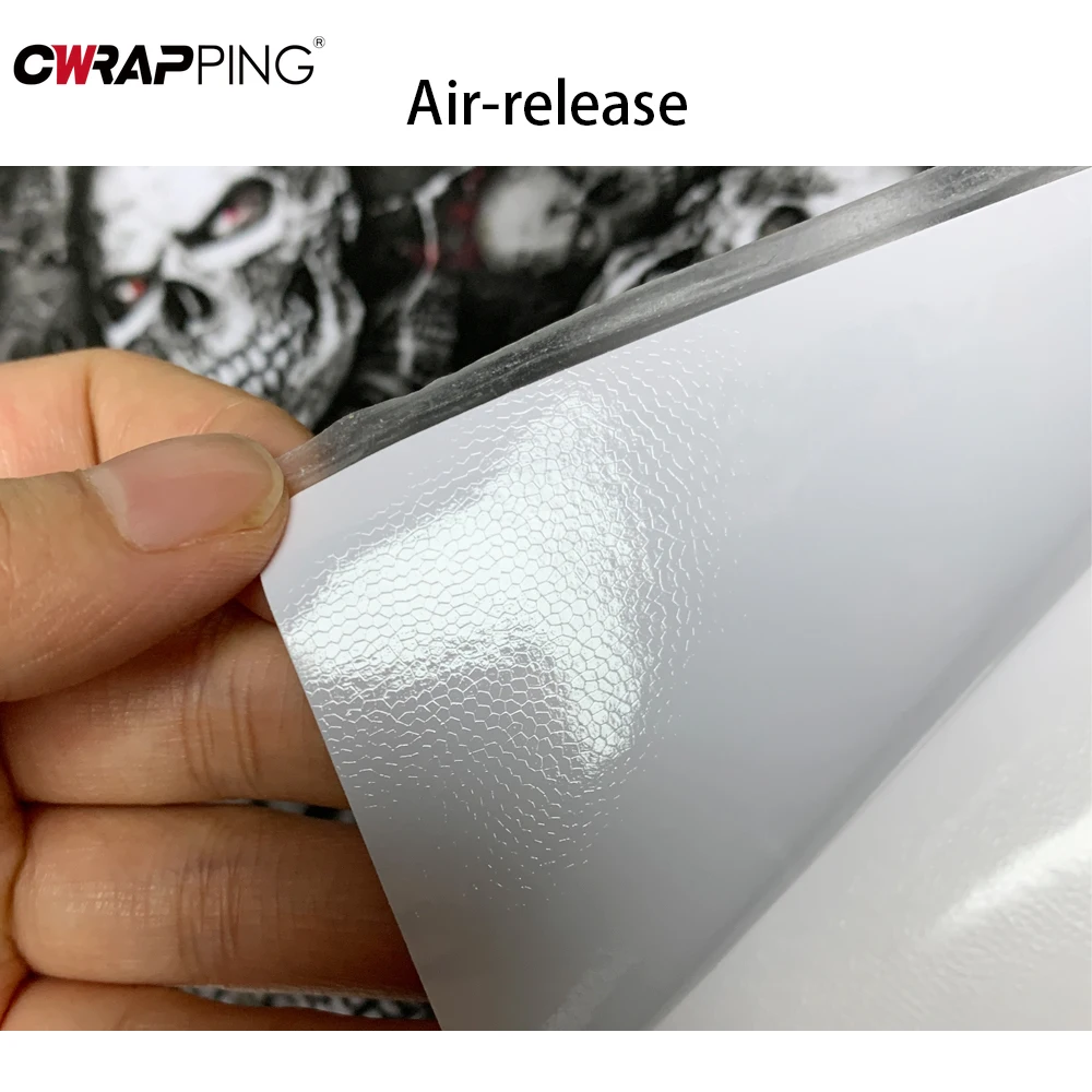 Car Sticker Skull Cartoon Printed Adhesive Vinyl for Car Body Film Camo Motorcycle Modification Films Wrap Vinyl Car Accessories