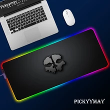 Tapete grande da almofada do rato do rato do dever esteira grande da almofada de mesa do pc da almofada do rato com backlit