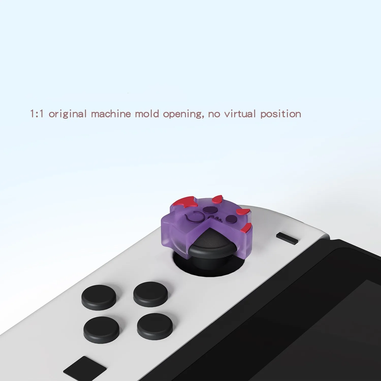 Geekshare-luminous Ghost Joystick Caps para Nintendo Switch Oled Thumb Grip Caps Capa de Silicone Acessórios ns - Image 5