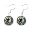 Magic Wicked Witch Classic Musical Movie Glass Glass Cabochon Earrings Drop Earring For Women Girls Cosplay Jewelry Accessories 2