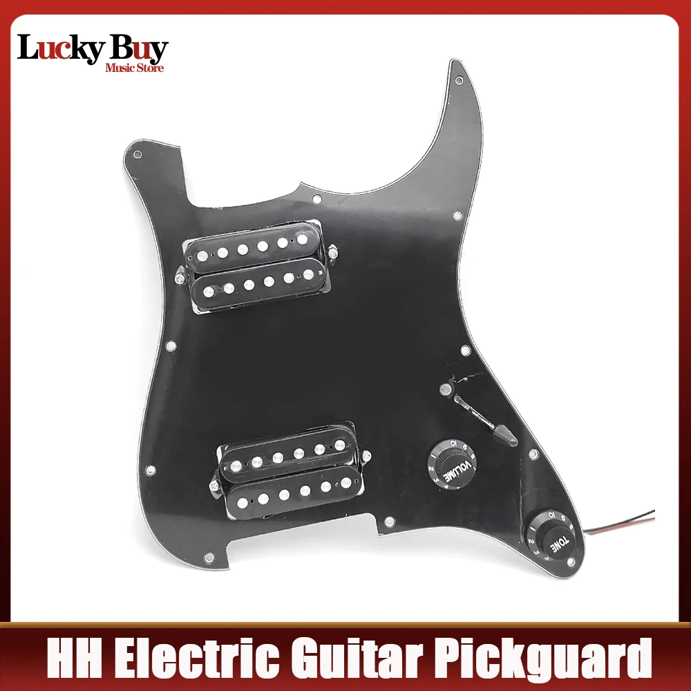 Multi Colour HH Guitar Pickguard Electric Guitar Pickguard and Black