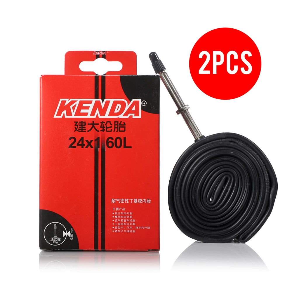 Kenda 24x1 Bicycle Inner Tube with Schrader/Presta Valve
