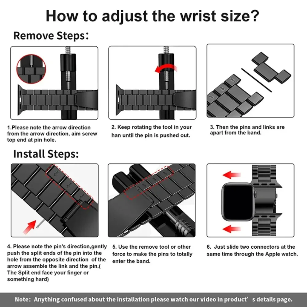 รูปสินค้า สายสแตนเลส Apple Watch คุณภาพสูง ใช้ได้กับทุกรุ่น