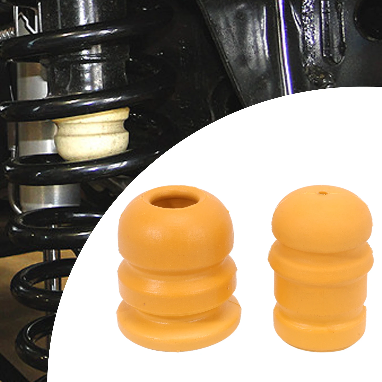Car Adapter Kit 4 PCS Front&Rear Bump Stops 52060428AB Jeep Wrangler JK JKU 2007- Axle Jounce Bumpers 52060423AB