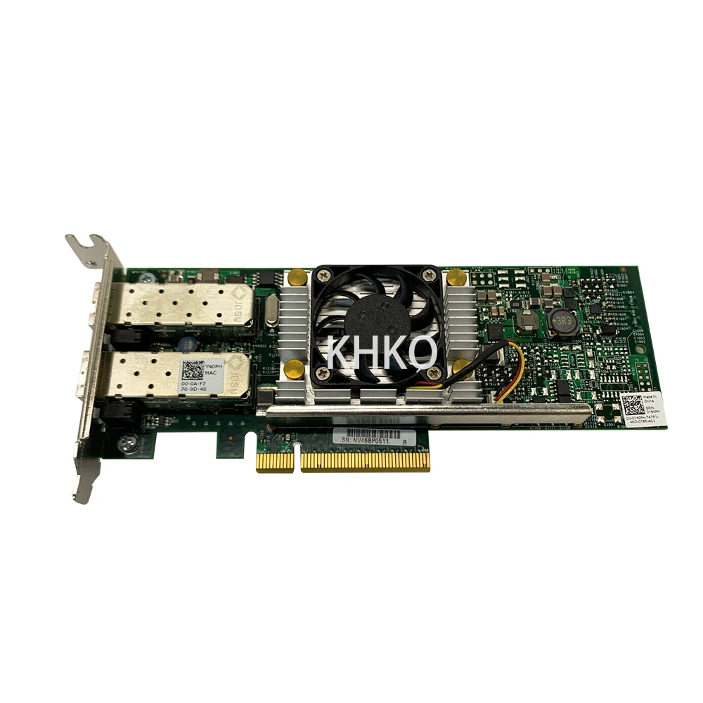 

Оригинальная сетевая карта 0N20KJ 0Y40PH BCM57810S 10 Гб SFP + адаптер с двумя портами, PCI-E сетевая карта 57810, сетевые карты Ethernet, коридор
