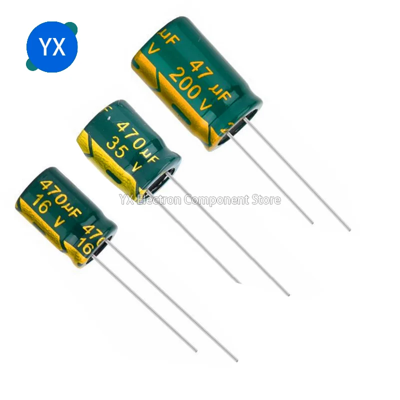 500PCS 200V47UF 200V 16V 35V 47UF 470UF 16V470UF 35V470UF Aluminum Electrolytic Capacitors High-frequency Crystal p6200 high voltage oscilloscope probe 200v 600v 1x