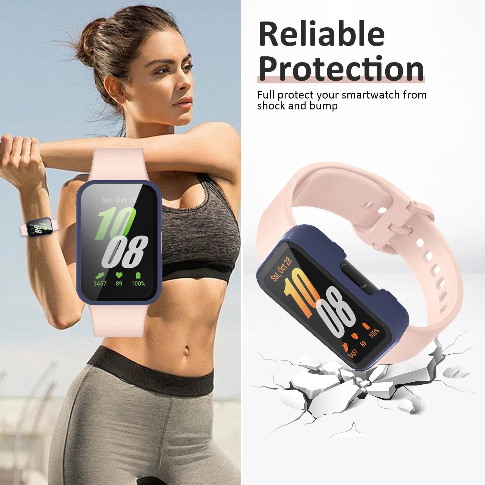 Galaxy Fit Case For Samsung Galaxy Fit 3 Full Coverage Bumper Protective Screen