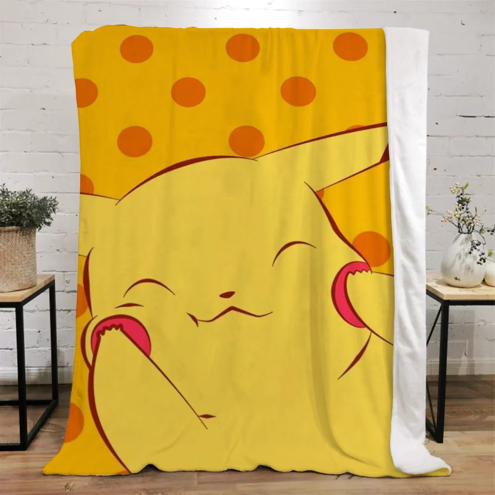 Microfiber Blanket Pokemones Thick Winter Blanket King Size