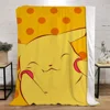 Pokemones Thick Blankets for Winter Blanket King Size Home Interior Knitted Plaid Microfiber Bedding Bed Throw Beach Towel Knee 1