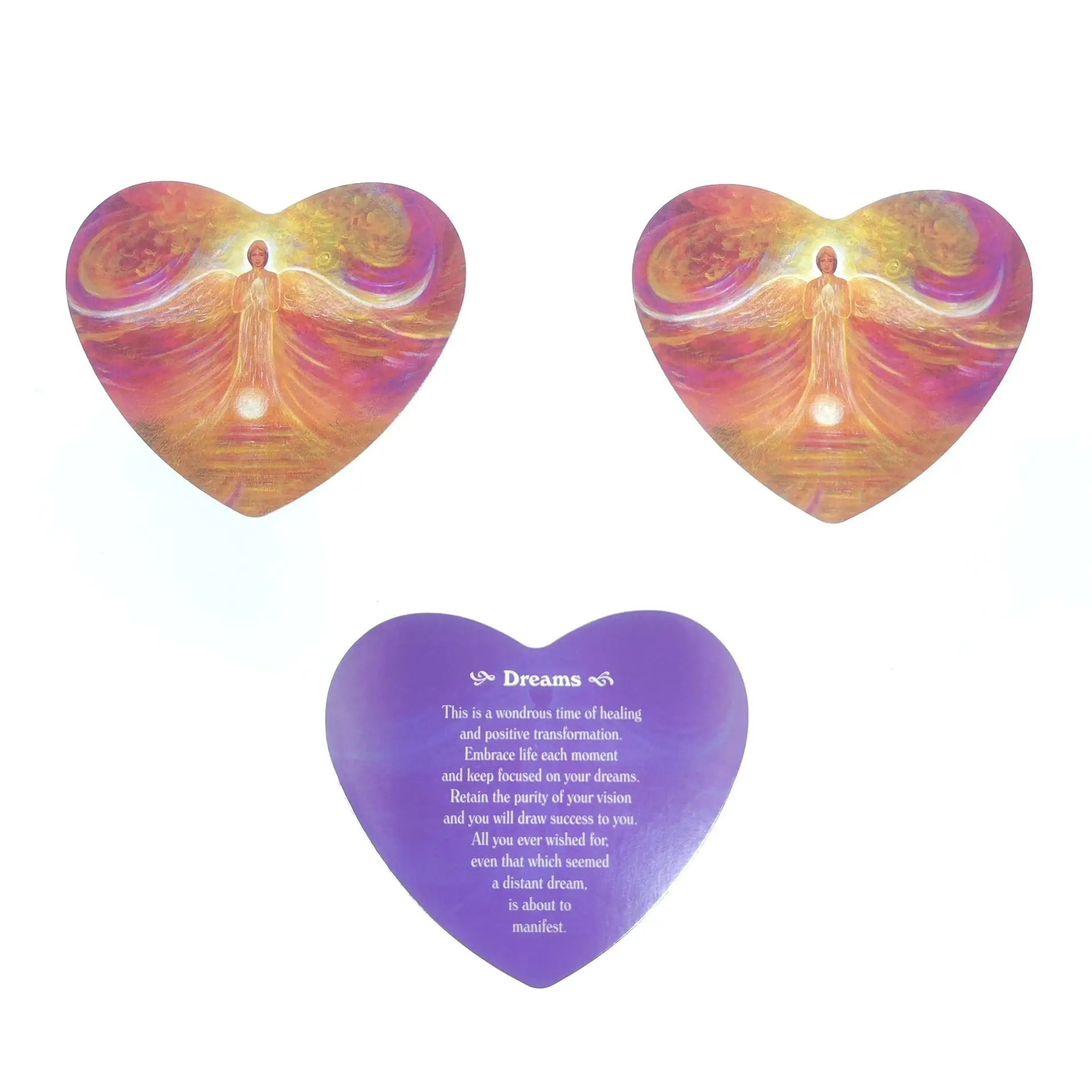 Guardian Angel Cards A 46 Oracle deck Heart shaped cards