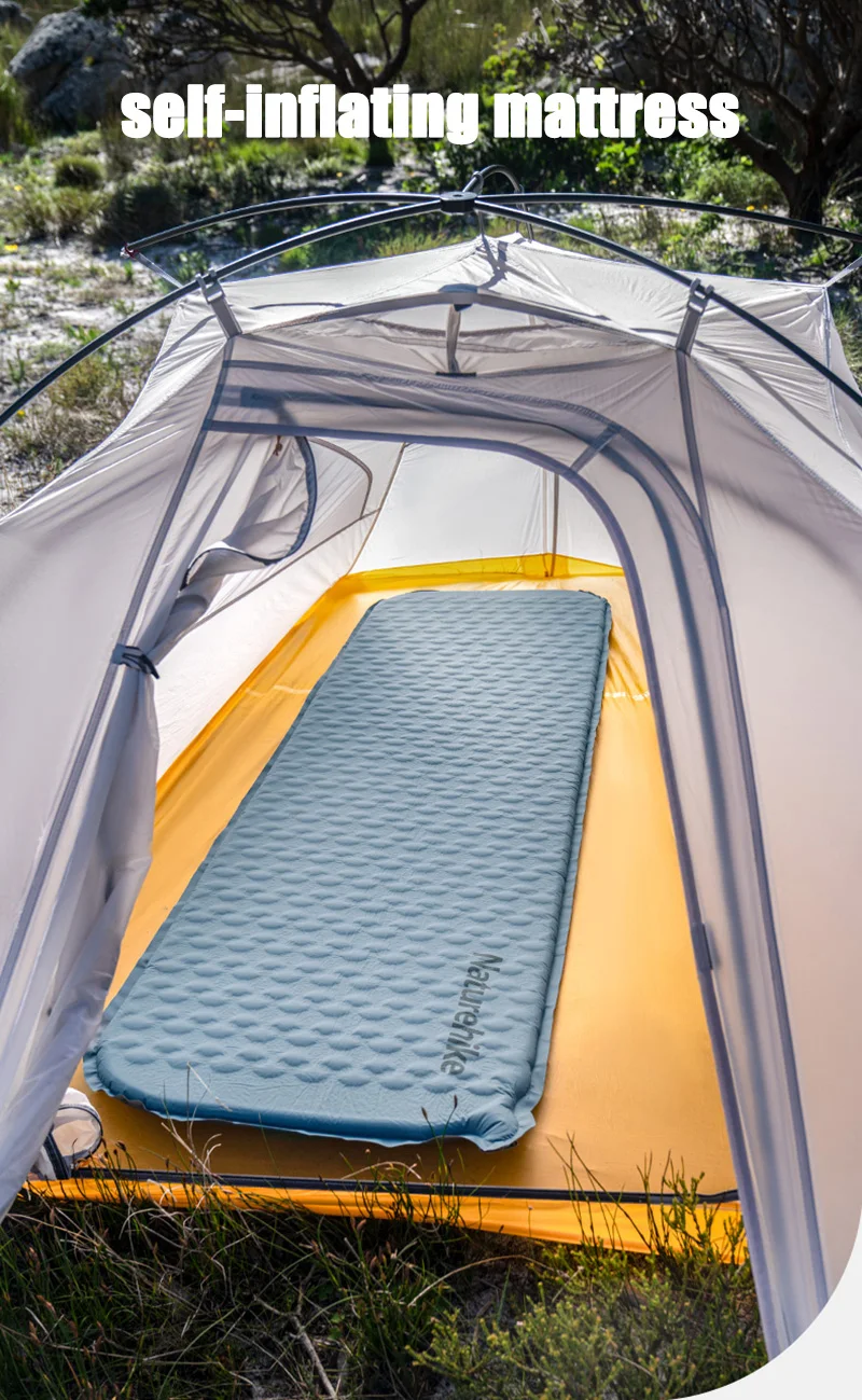 Description Picture 2 of itemNaturehike Ultralight Self-Inflating Mats Outdoor Portable Spongee Air Mattress Auto-inflating Sleeping Pads Camping Hiking Mat