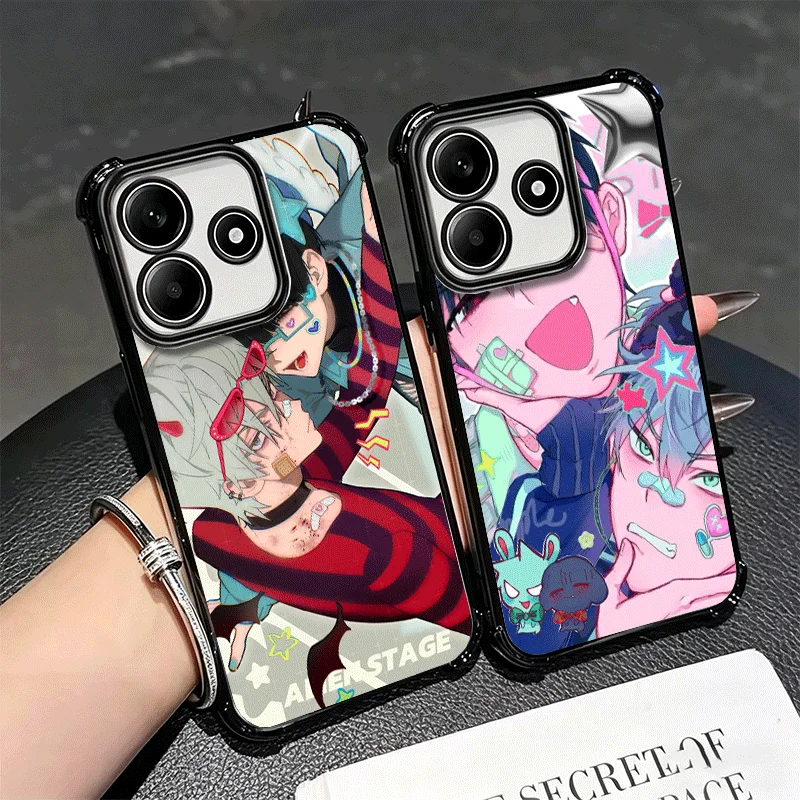 Korean Alien Stage Ivan Till Plating Anti-Fall Fun Soft Phone Case
