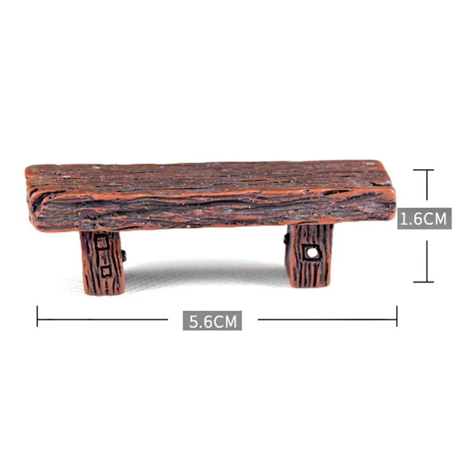 1 Set Mini Sedia da Spiaggia In Miniatura Mobili Tavolo Miniature Decorazione A