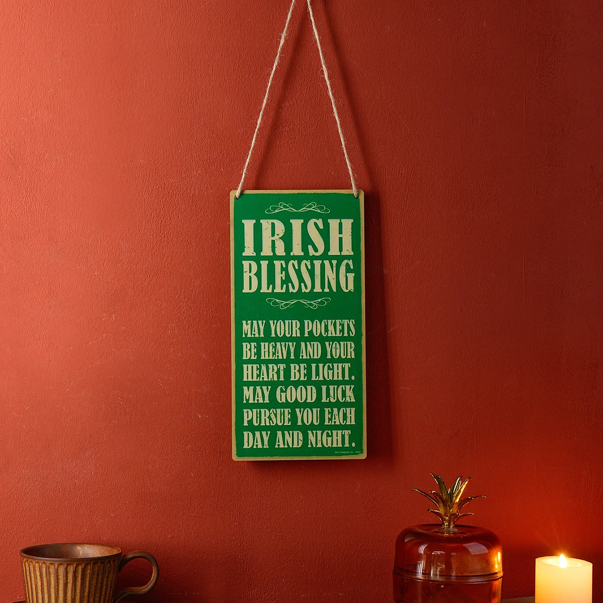 1PC, St.Patrick's Day, lightweight wooden decorative signboard, St.Patrick's Day decorative tag