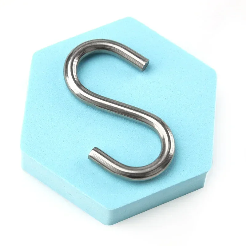 Ganci A S In Acciaio - 10 Pezzi, Carico 20 Kg, Per Cucina, Ufficio, Bagno - Foto 6