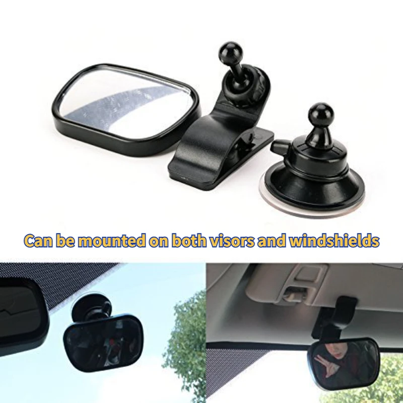 2'si 1 Arada Çocuk Monitörü Bebek Dikiz Aynası Araç İçi Bebek Gözlem Aynası Araba Arka Koltuk Çocuk Güvenlik Aynası Kolay Kurulum