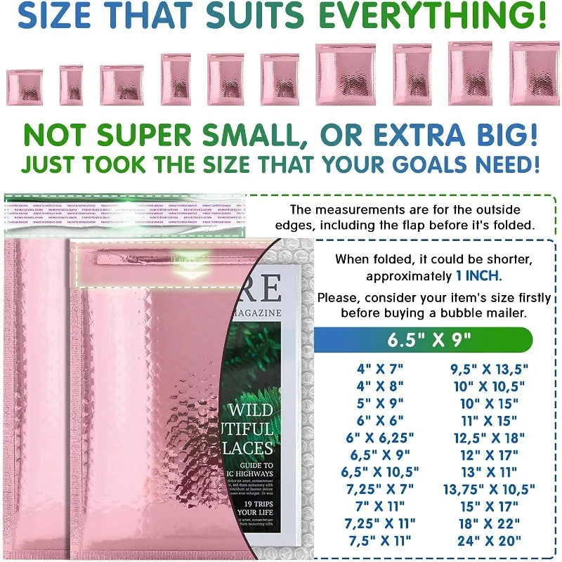 Рисунок 4 - Розовые золотые металлические конверты