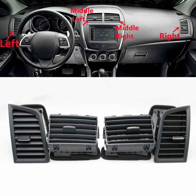 

Left Right Central Front Dash Air Conditioning A/C Vent Outlet For Mitsubishi ASX 2010-2018