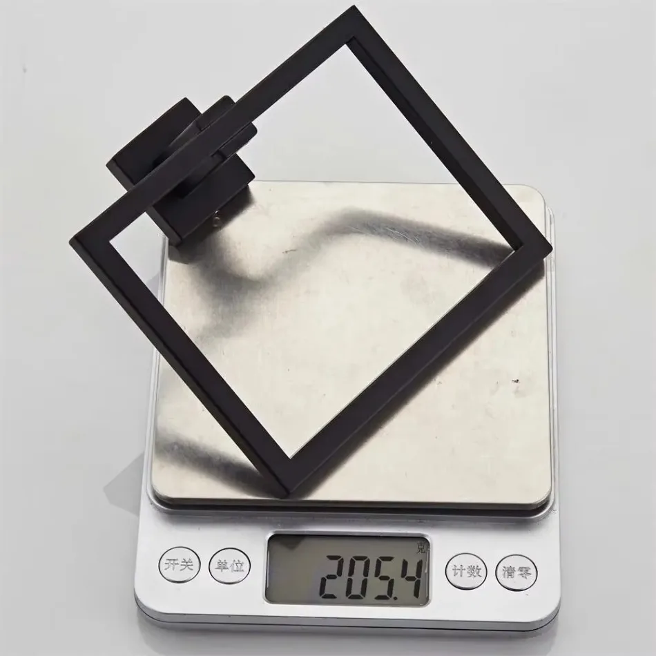 304 Stainless Steel Bathroom Towel Ring Towel Rack Bathroom Hotel Toilet Hook Square Towel Ring Bathroom Towel Holder