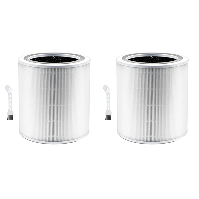 

Top Sale 2X Replacement Filter For Levoit Air Purifier Core 400S Part Core 400S-RF H13 HEPA Filtration 5 Layers 3 In 1 Filter