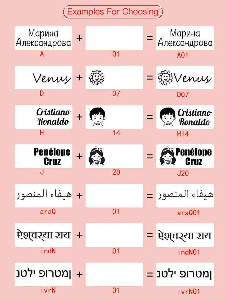 Custom-Made Stamp School Baby Boys Girls DIY Toys For Children Sticker Name Seal Student Clothes No Fade Security